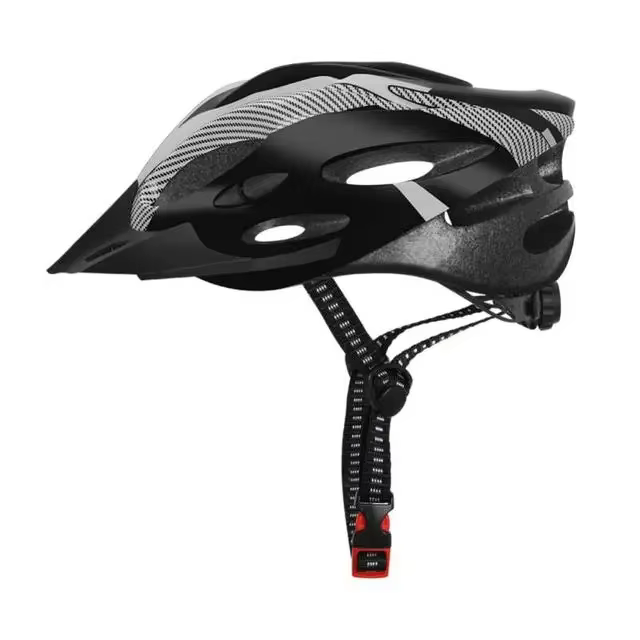 Casque Texture fibre de carbone adulte vtt VTT équipement de cyclisme sécurité vélo moto chapeau cas