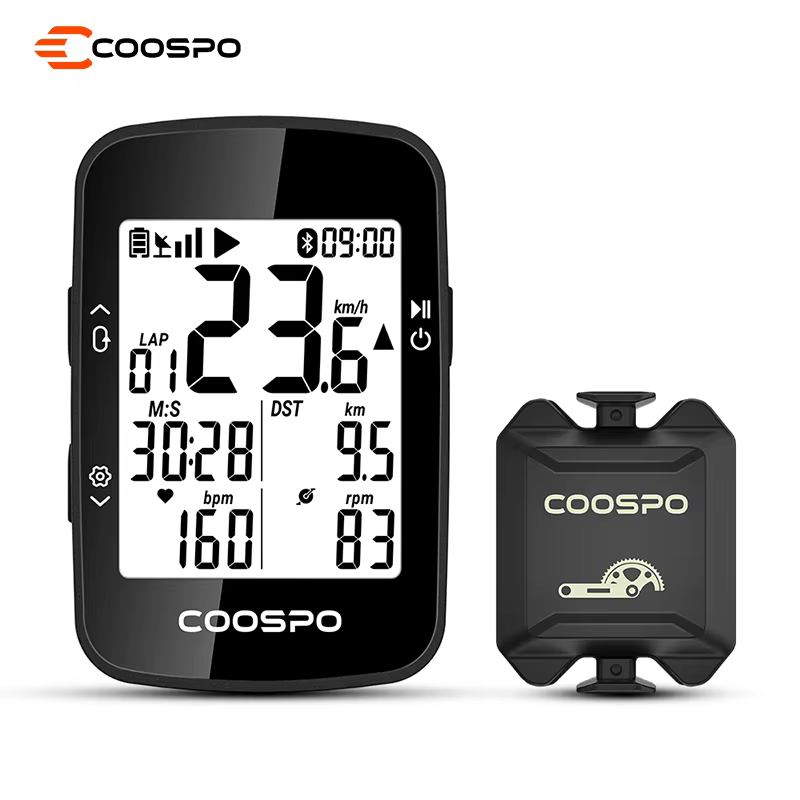 Ordinateur de vélo sans fil CooSpo BC26S, GPS, compteur de vitesse, odomètre, étanche, pour vélo de
