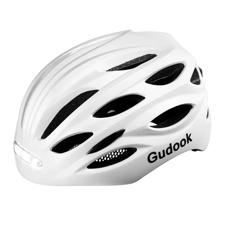 Casque de vélo Casques de vélo pour adultes pour hommes/femmes : feux avant et arrière LED rechargea