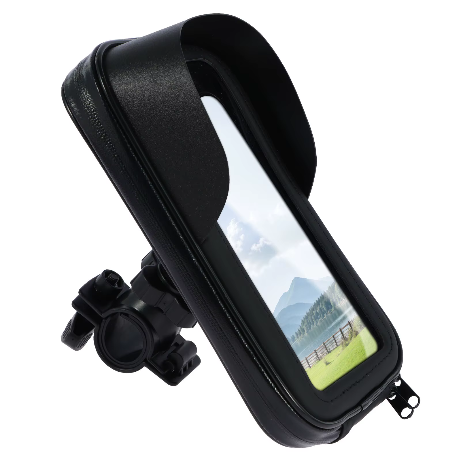 Sac de support de téléphone de vélo, sac de guidon de vélo étanche 360 °   Sac de support de télépho