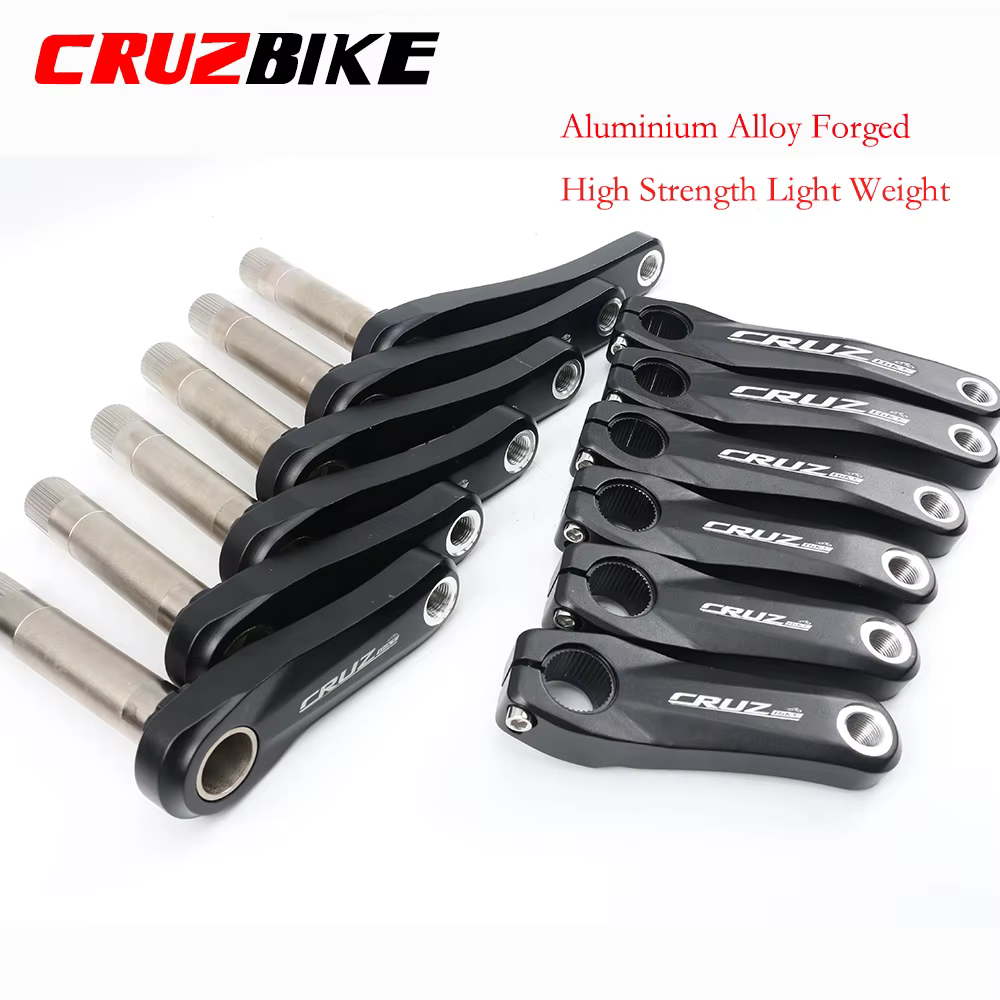 CRUZbike 89/98/110/127/140/150mm alliage d'aluminium vtt enfant vélo manivelle enfants pliant vélo p
