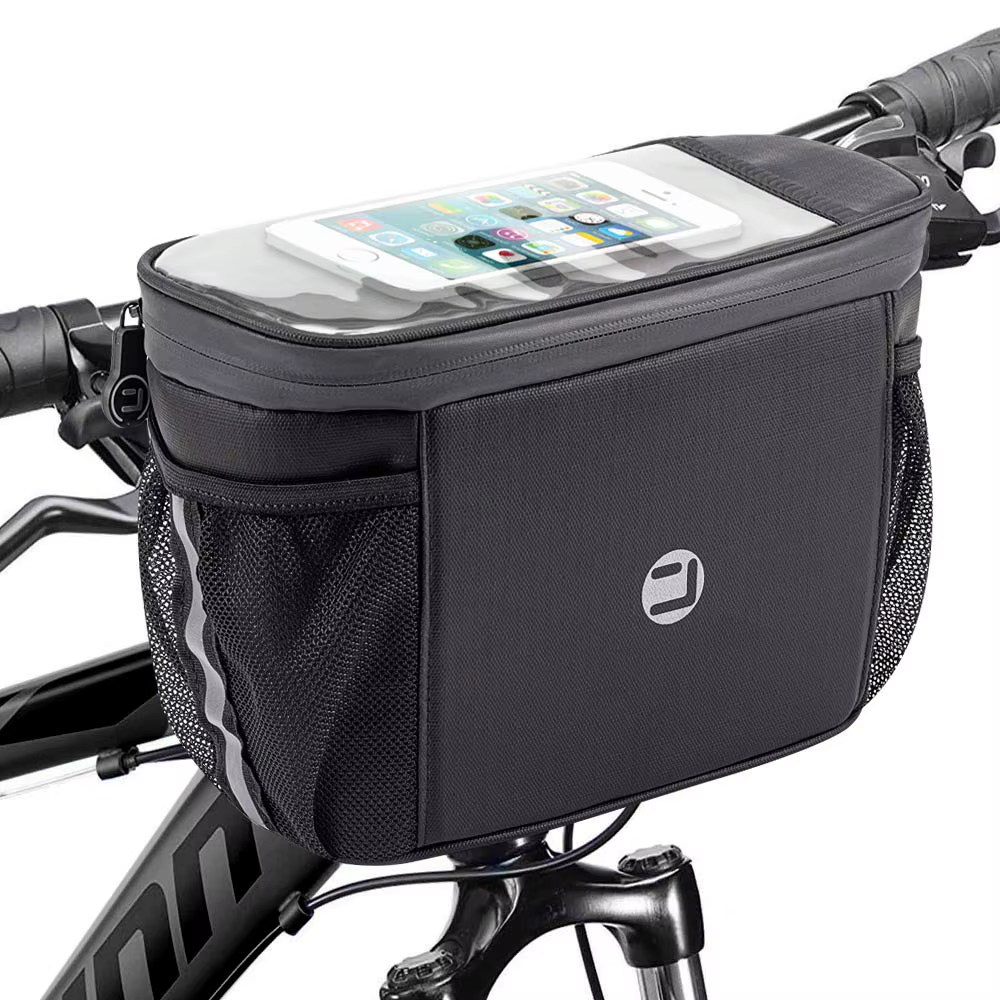 Sac avant de vélo 2021C, sac thermique pour guidon de vélo, sac avant pour téléphone de vélo, sac de