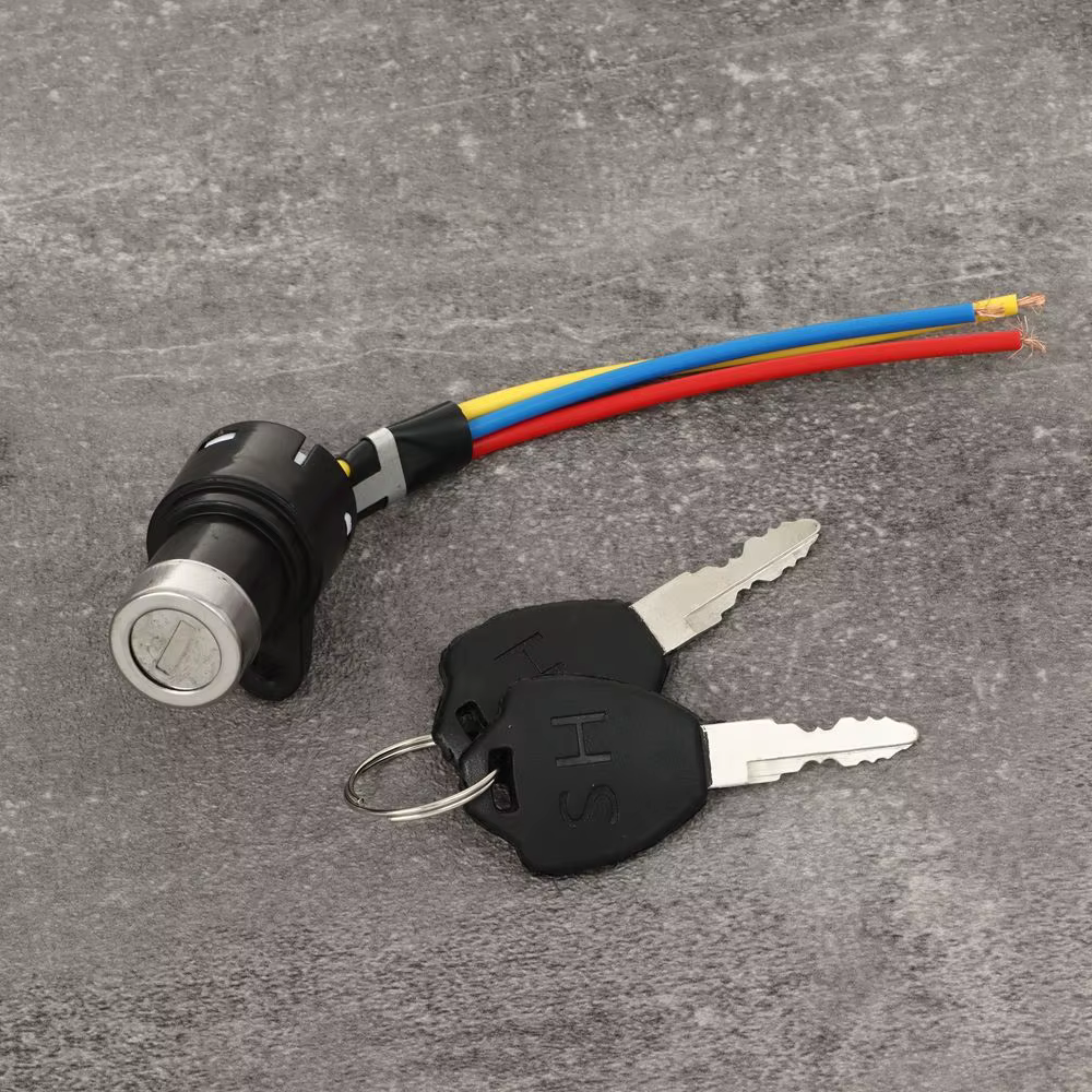 Commutateur de ville-Clé de verrouillage électrique, universel, vélo électrique, scooter, accessoire