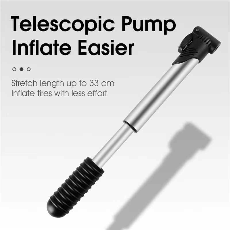 WEST BIKING – Mini pompe à vélo Portable, pompe à Air manuelle, gonfleur de pneus à bille, Valve Sch