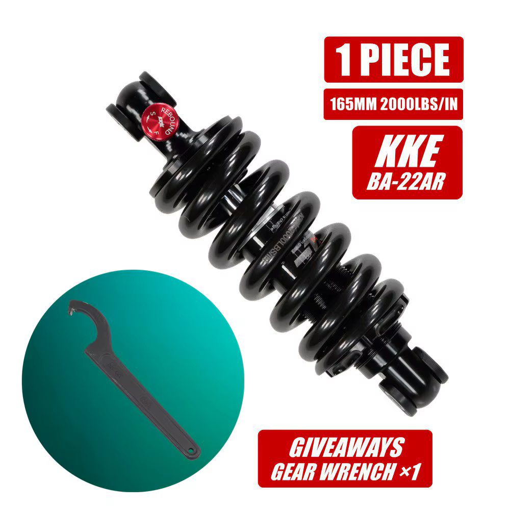 KKE 165mm 2000LBS/IN Suspension hydraulique réglable pour Scooter électrique TEVERUN BLADE GT GT + I