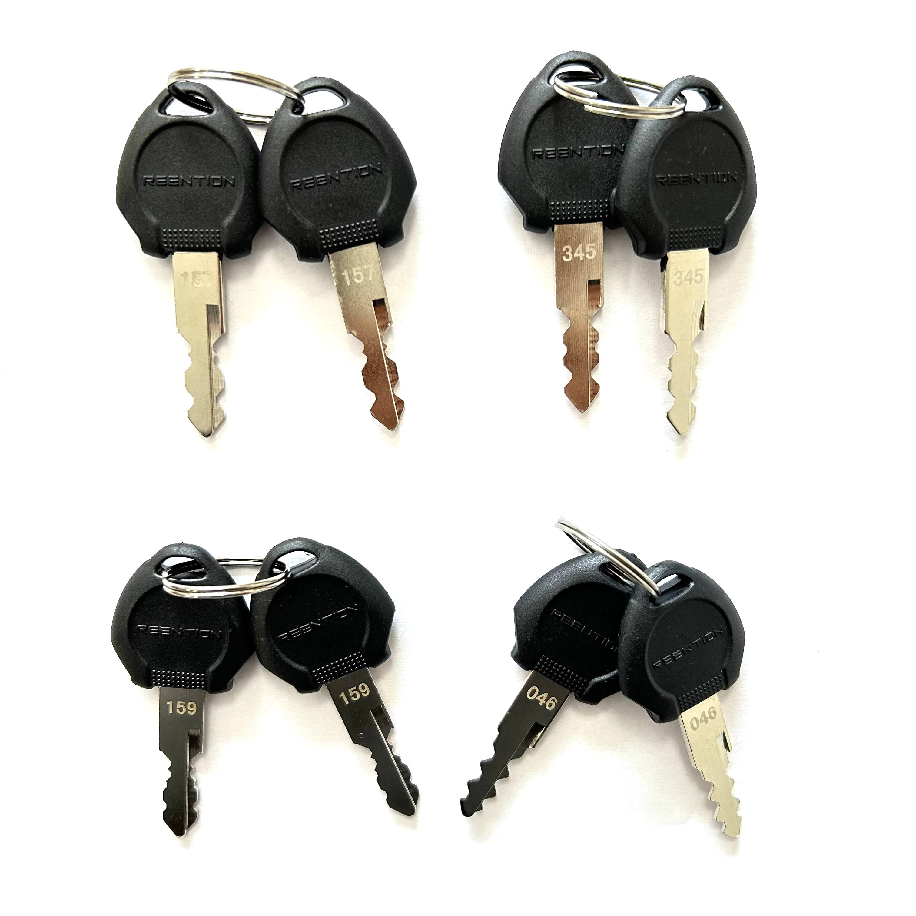 Clés de batterie Hailong, lot de 2, pour vélos électriques SHANSHAN et REENTION, pièce de rechange p