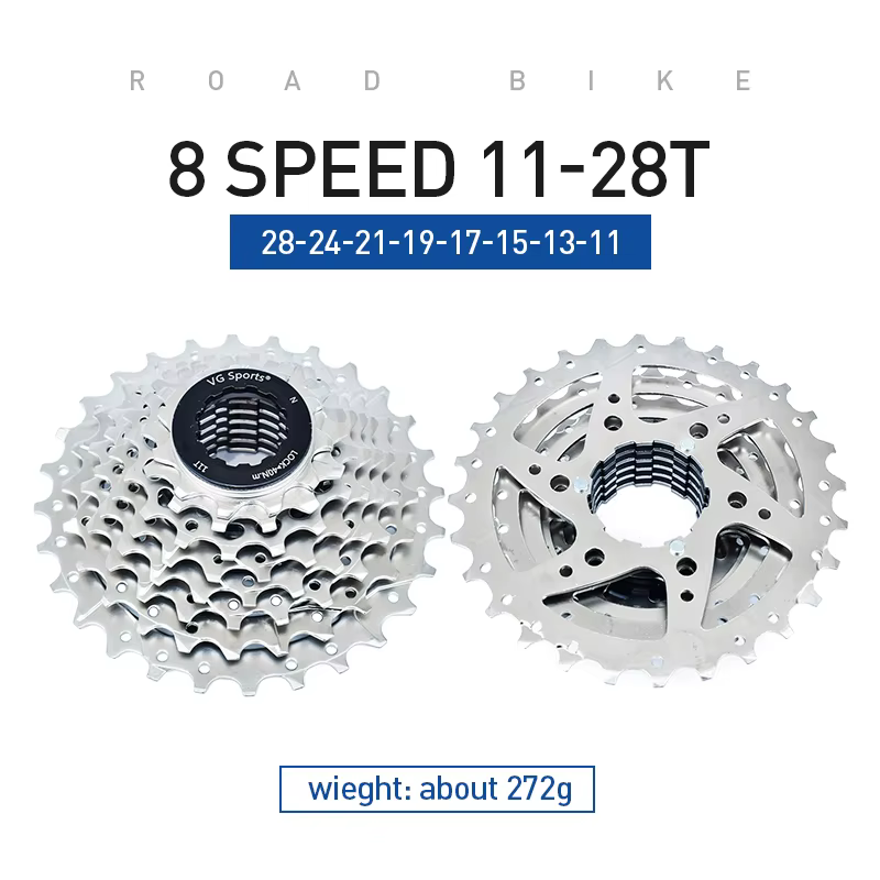 VG Sports 8 9 10 11 vitesses Velocidade vélo de route roue libre vélo de route Cassette 8v 9v 10v 11