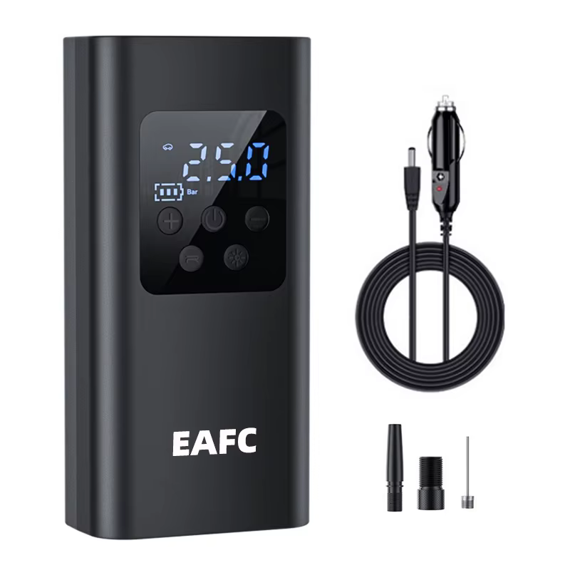 Gonfleur de pneu électrique sans fil/filaire, affichage numérique LCD, gonfleur de pneu Portable ave