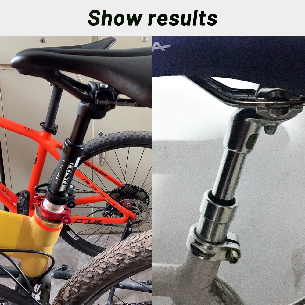 UNO – tige de selle de vélo, accessoires d'amortisseurs de Suspension vtt, Tube de selle d'amortisse
