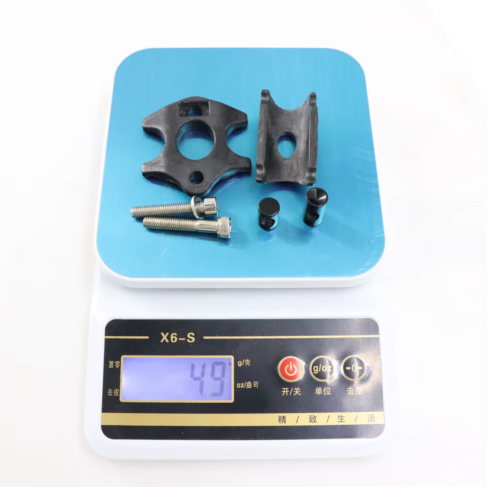 Couvercle de Base de tête de serrage de tige de selle en Fiber de carbone, accessoires pour tiges de