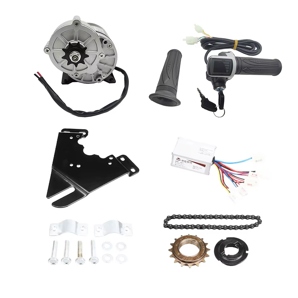 Kit de conversion de moteur de vélo électrique e-bike 24V 250W 350W pour vélo 24 26 27.5 28 pouces