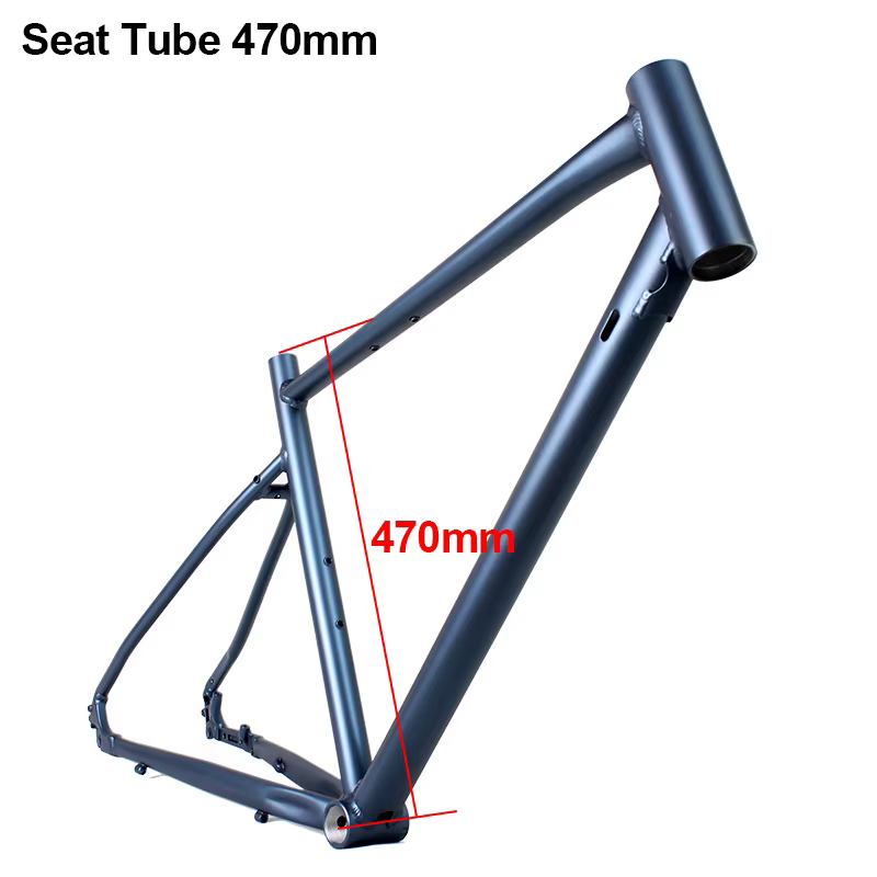 Cadre de vélo tout-terrain en alliage d'aluminium 700C avec frein à disque, fourche 700x23/25/28/35/