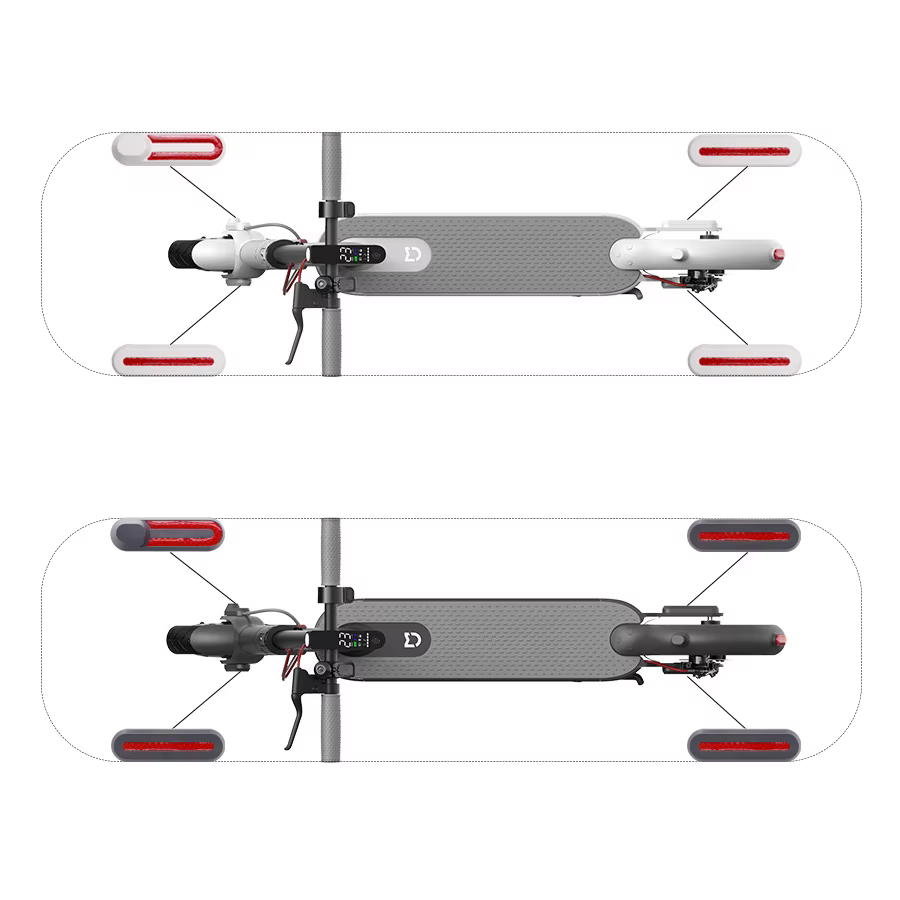 Coque de protection autocollante pour roues avant et arrière de trottinette électrique M365