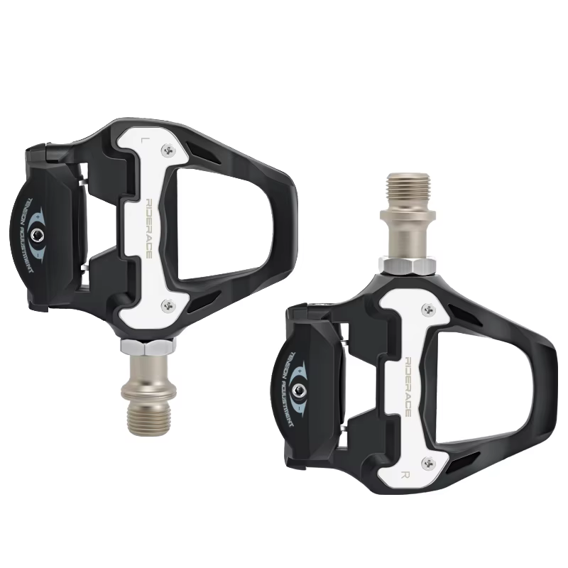 Pédales de vélo RIDERACE, pédales auto-bloquantes pour vélo de route, pédales de cyclisme sur gravie