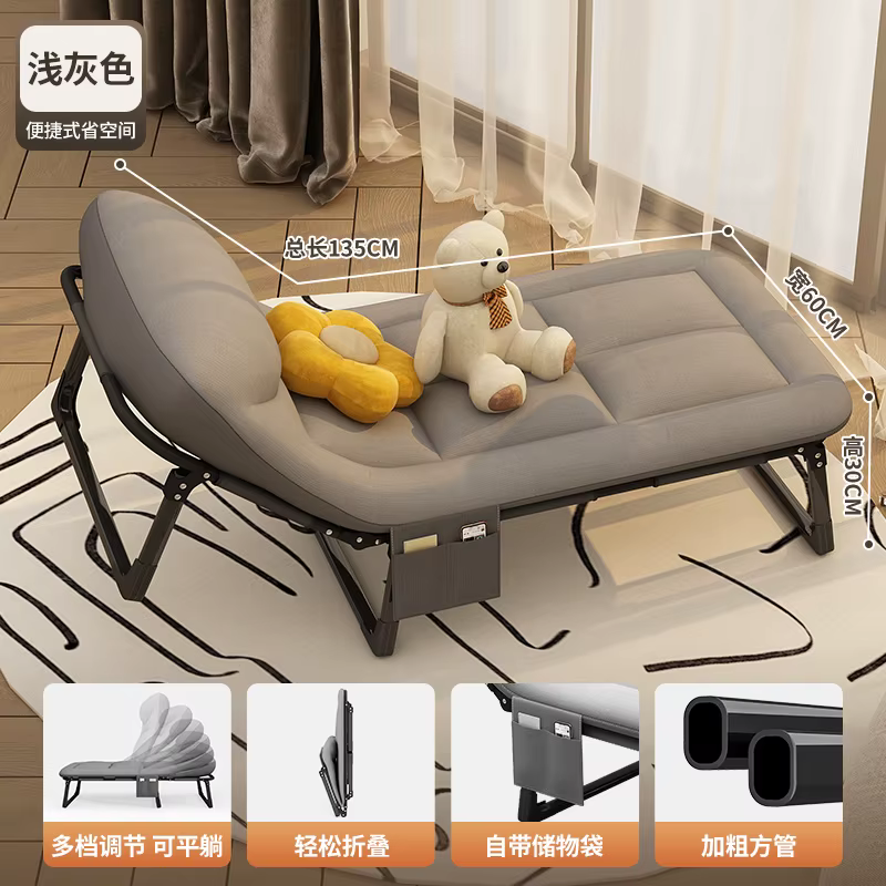 Lit pliant à jambes minimalistes, chambre moderne, princesse endormie, matelas de salon, accessoires