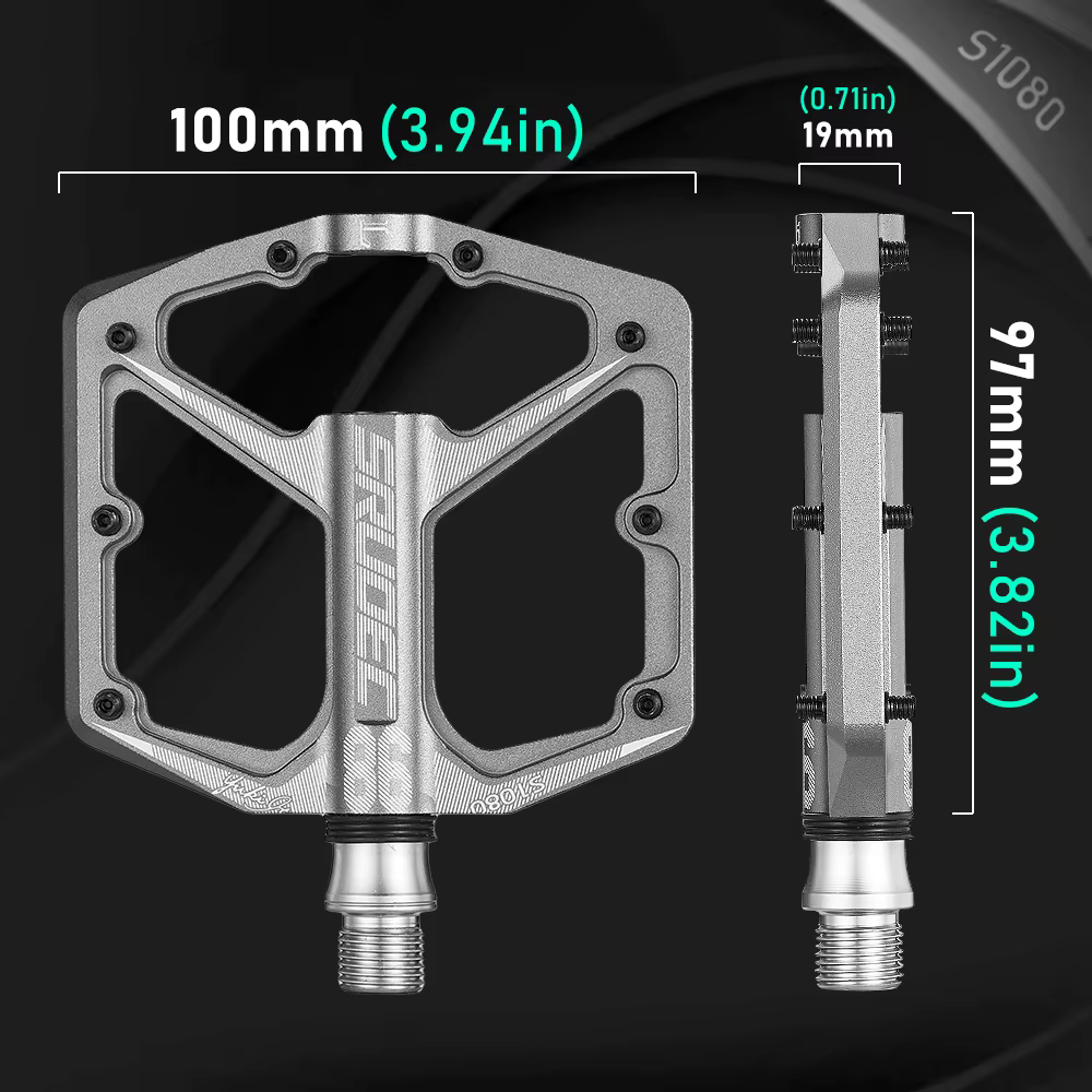 KRSEC S1080 pédales de vélo à trois roulements ultralégères BMX vtt pédales de VTT de route antidéra