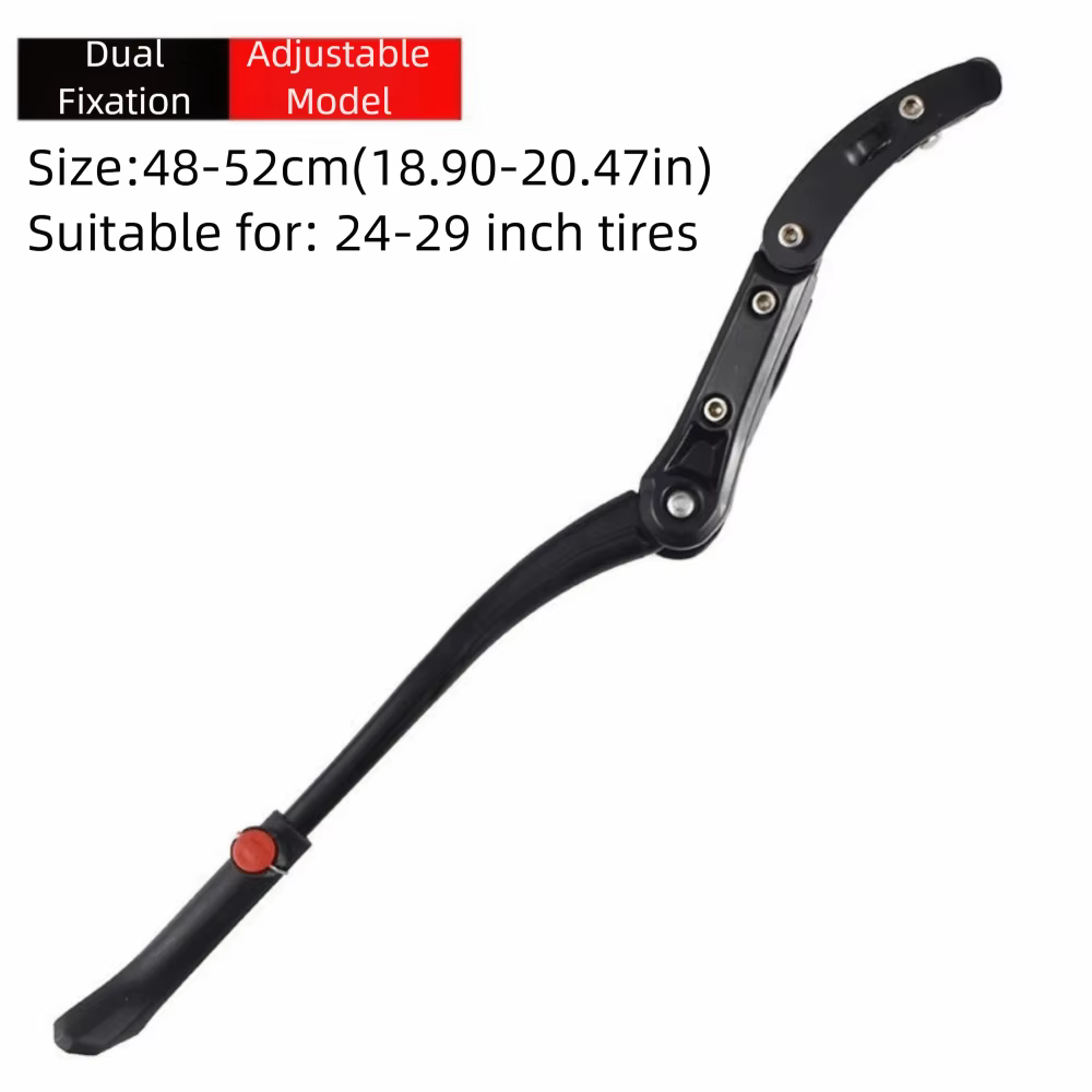 Béquille arrière latérale en aluminium réglable pour vélo, support simple pour vélo de route