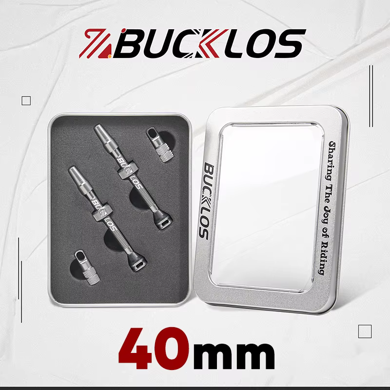 BUCKKub-Vannes Presta en alliage d'aluminium pour vélo de route, pièces de vélo, 40mm, 60mm, 80mm, 1