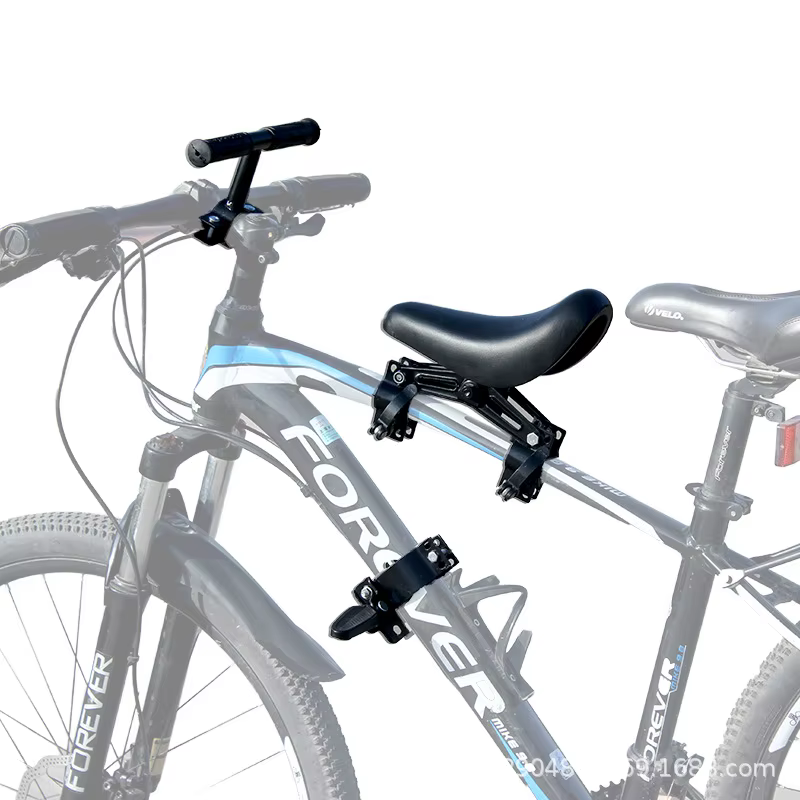 Siège avant de vélo pour enfant, siège de sécurité pour bébé, coussin, retrait rapide, cadre extérie