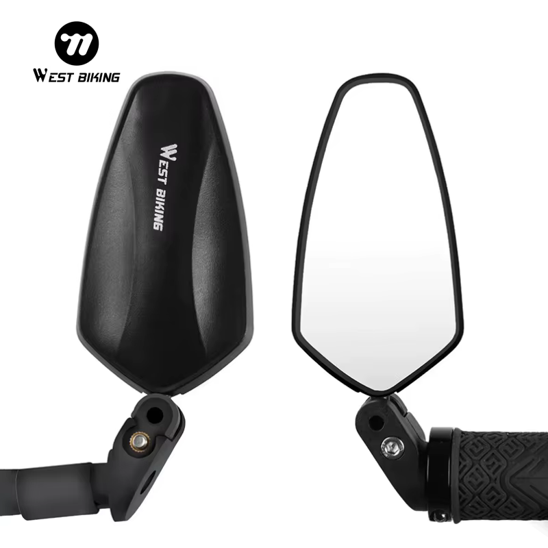 WEST BIKING 1 PC rétroviseur de vélo de sécurité grand Angle vtt guidon rétroviseurs 360 ° Accessoir