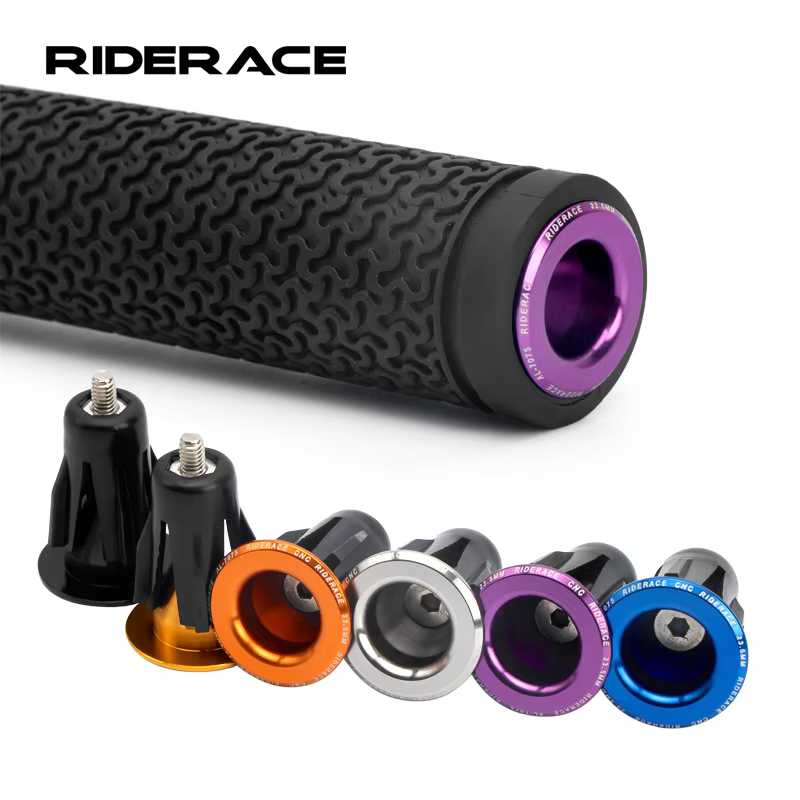 RIDERACE poignée de vélo embout de guidon 23.5MM en alliage d'aluminium route cyclisme poignées de b