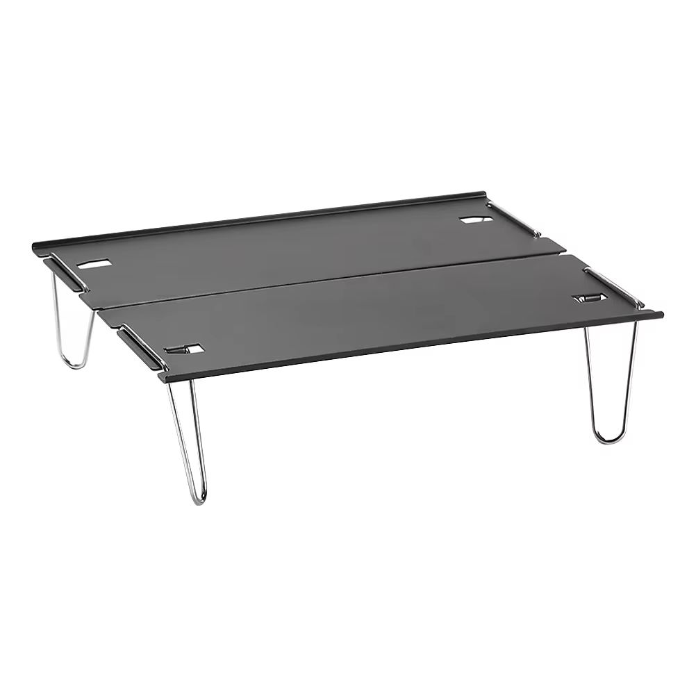 Table pliante légère en aluminium, portable et compacte, pour le camping en plein air, les pique-niq