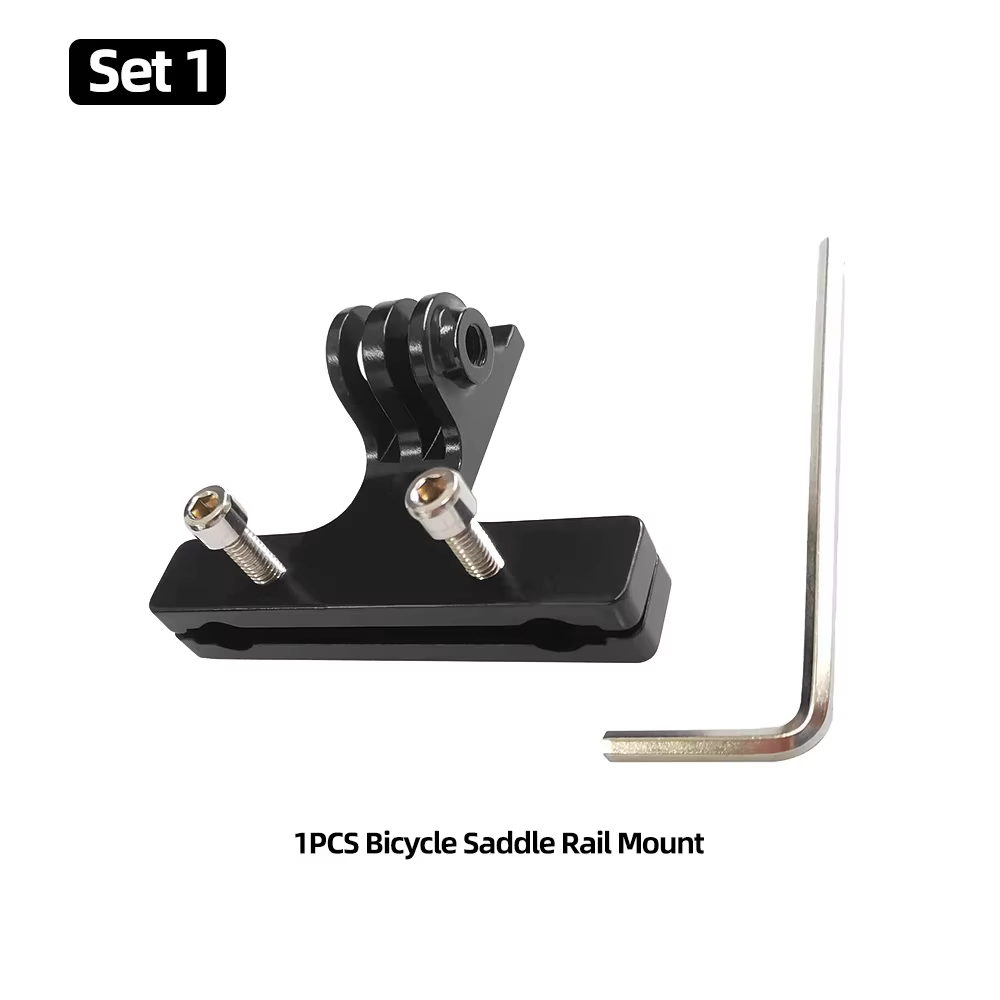 Pour GoPro vélo selle Rail montage vélo siège support pour GoPro Hero 13 12 11 10 9 8 7 6 Insta360 X