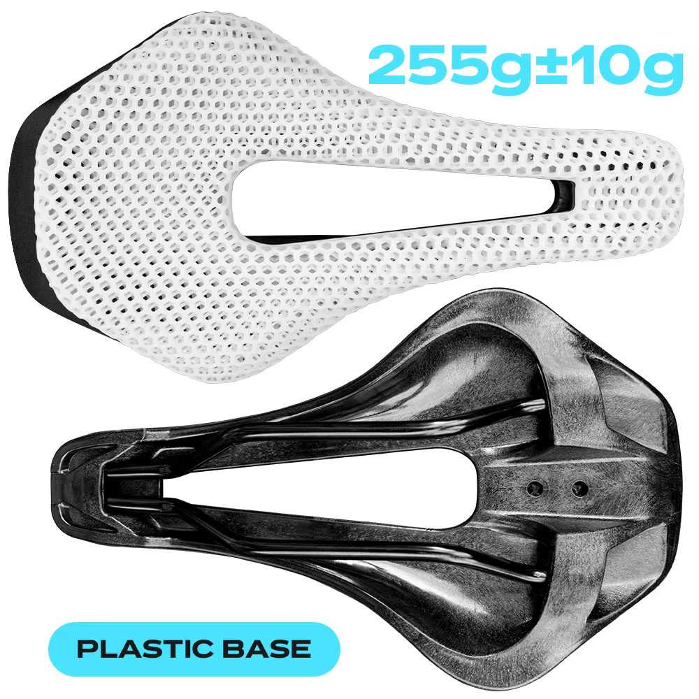 RYET 3D imprimé selle de vélo ultraléger en Fiber de carbone creux confortable respirant vtt gravier
