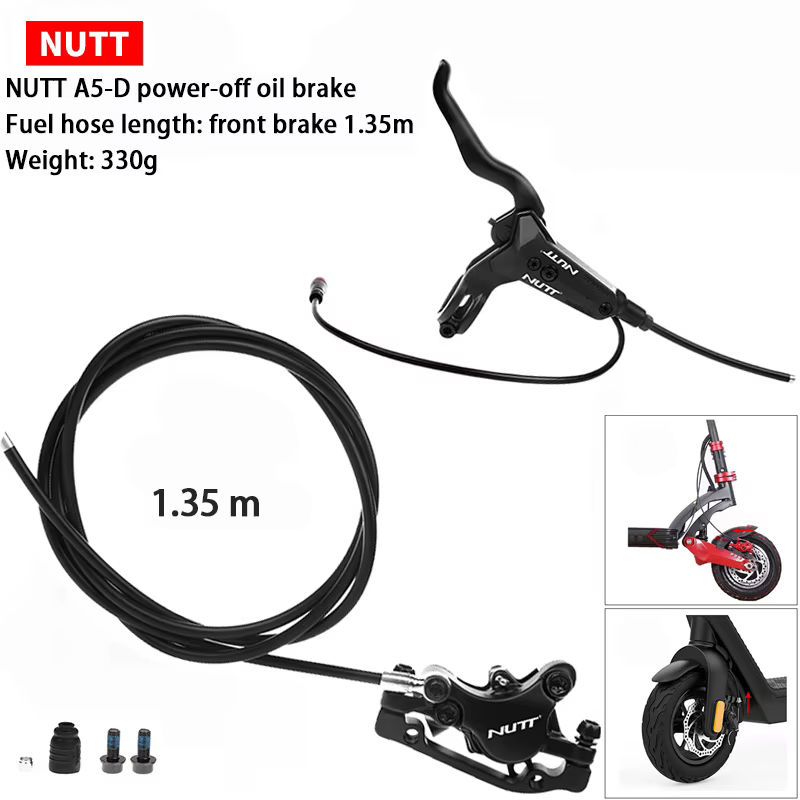 NUTT Scooter électrique frein à disque hydraulique e-bike 140 160 180mm Rotor pour Zero 10X 11X KUGO