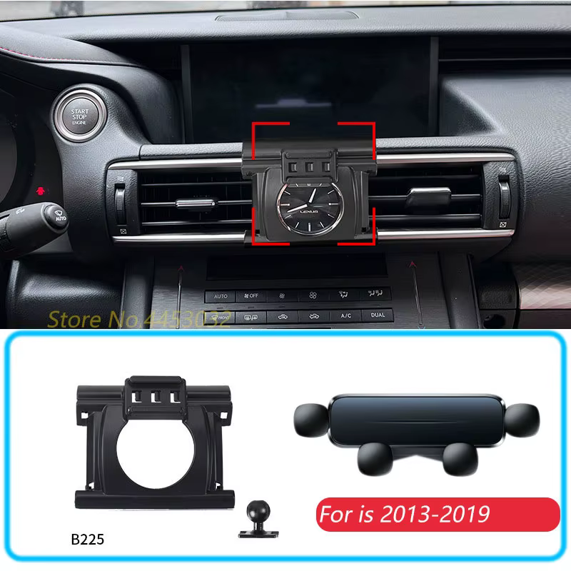 Support de téléphone portable pour voiture, pour Lexus Is 250 300 2013-2019, support à gravité, supp