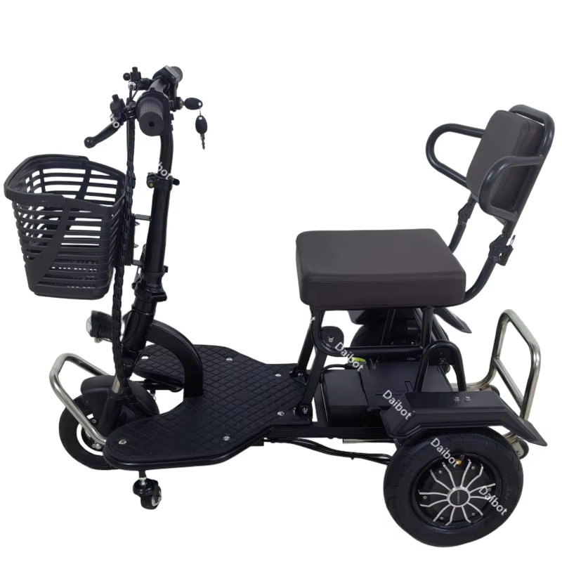 700W puissant Scooter de mobilité à 3 roues avec siège pour personnes âgées pliant Double moteur Sco