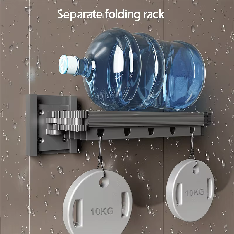 Ensemble de tringle de douche pliable, séparation de salle de bain haut de gamme imperméable pour la