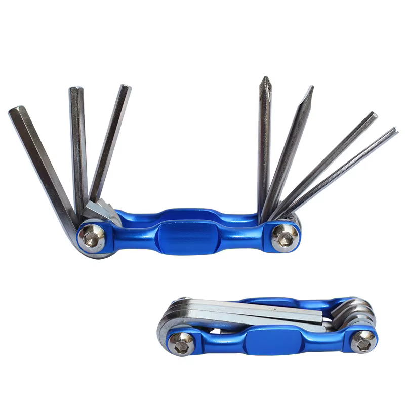 Kit d'outils de réparation multiples pour vélo de montagne 7 en 1, léger et Portable, jeu de réparat