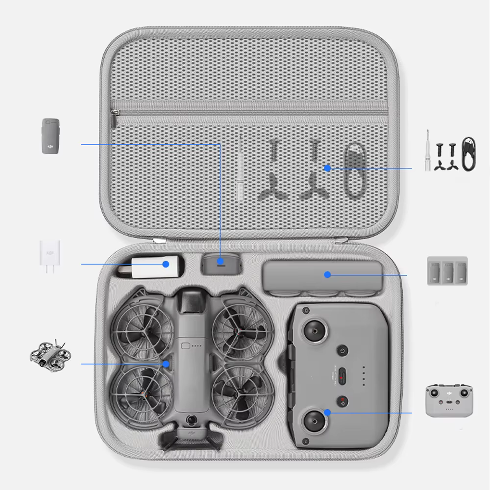 Étui de transport pour DJI Neo2 Fly plus Combo accessoires sac de voyage Portable pour DJI Neo2 Comp