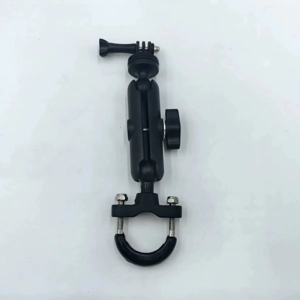 Support de caméra pour moto/vélo, fixation au guidon ou au rétroviseur, rotatif à 360°, pour caméras