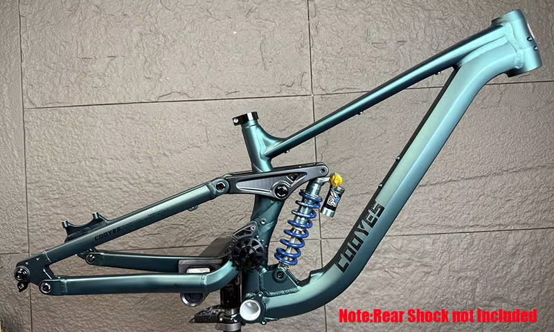 Cadre de vélo en aluminium à suspension intégrale, queue souple, débattement de 210 mm, 29/27,5 pouc
