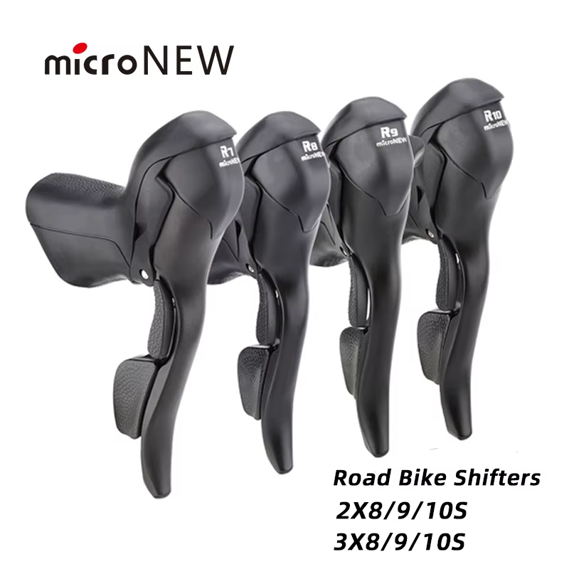 MicroNEW-Manette de vitesse de vélo de route, leviers de frein, dérailleur avant pour Shimano, 2x7, 