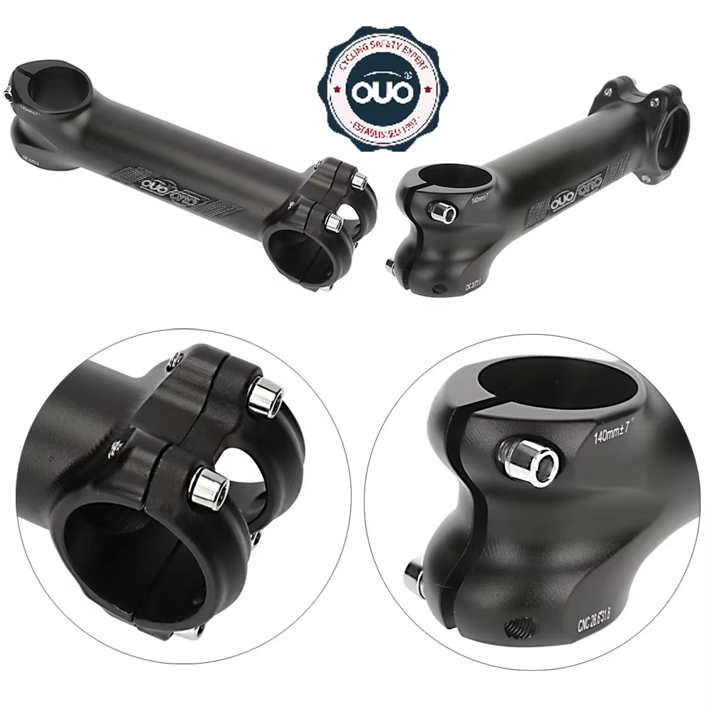 OUO vtt vélo Table CNC longue tige Riser guidon Extender 7/12/17/35 degrés 140/150mm tige vers le ba