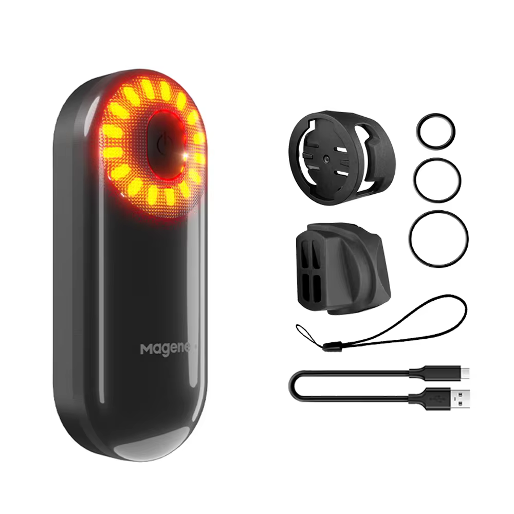 Magene vélo Radar feu arrière phare vélo éclairage arrière intelligent selle tige de selle Ebike LED