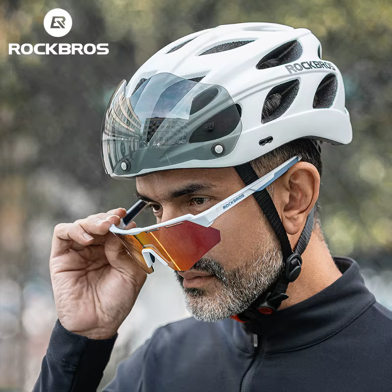 ROCKBROS casque de vélo intégralement moulé casque de vélo moteur Scooter électrique casque de traje