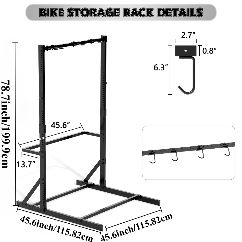 Support de vélo autoportant pour vélos, support de vélo d'intérieur, support de vélo vertical pour é