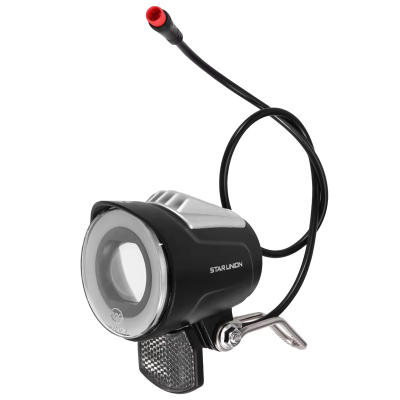 36/48V e-bike lumière Scooter électrique phare LED 5W lampe étanche moto vélo lampe de poche