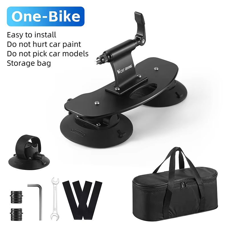 WEST BIKING – support de vélo à aspiration sous vide, support de toit pour voiture, installation rap