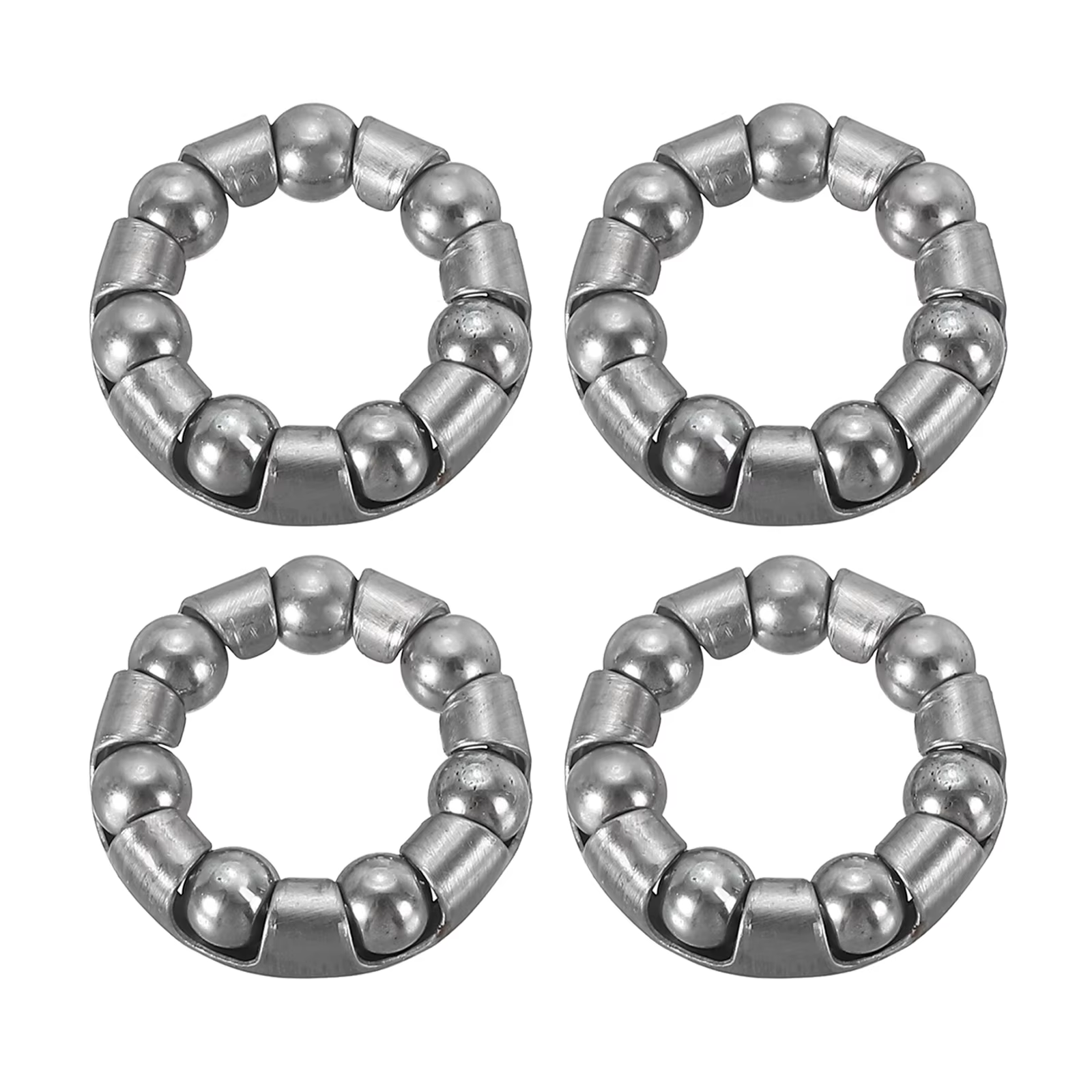 Roulements de manivelle à billes de vélo en acier inoxydable, pièces de rechange, accessoires de rép