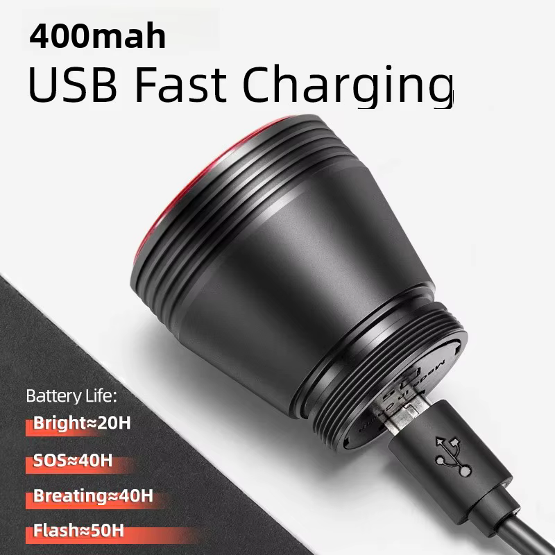 Feu arrière intelligent ROCKBROS pour vélo, détection automatique de freinage, étanche IPX6, lampe a