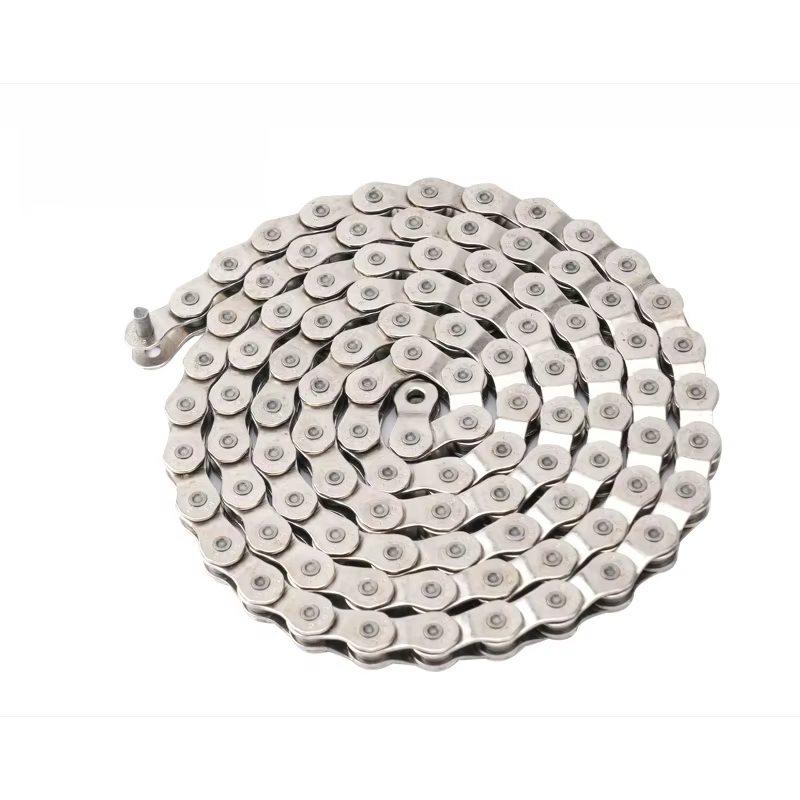 Chaîne BMX robuste à demi-chaîne, maillons en acier haute résistance 1/2"x1/8" pour vélos Fixie, Dir