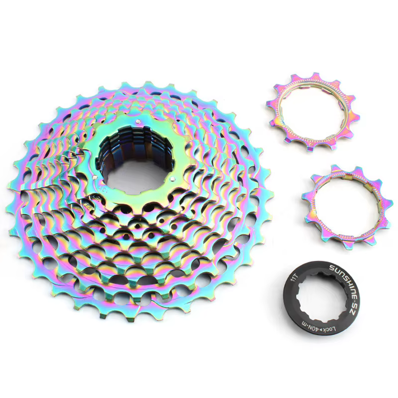 Stalshine-Cassette de vélo de route SLR ultralégère, pignon de vélo coloré, roue libre, K7 Gravel HG