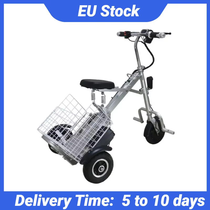 Tricycle électrique pliant 36v 250w, Mini Scooter électrique léger pour adulte, Scooter de mobilité