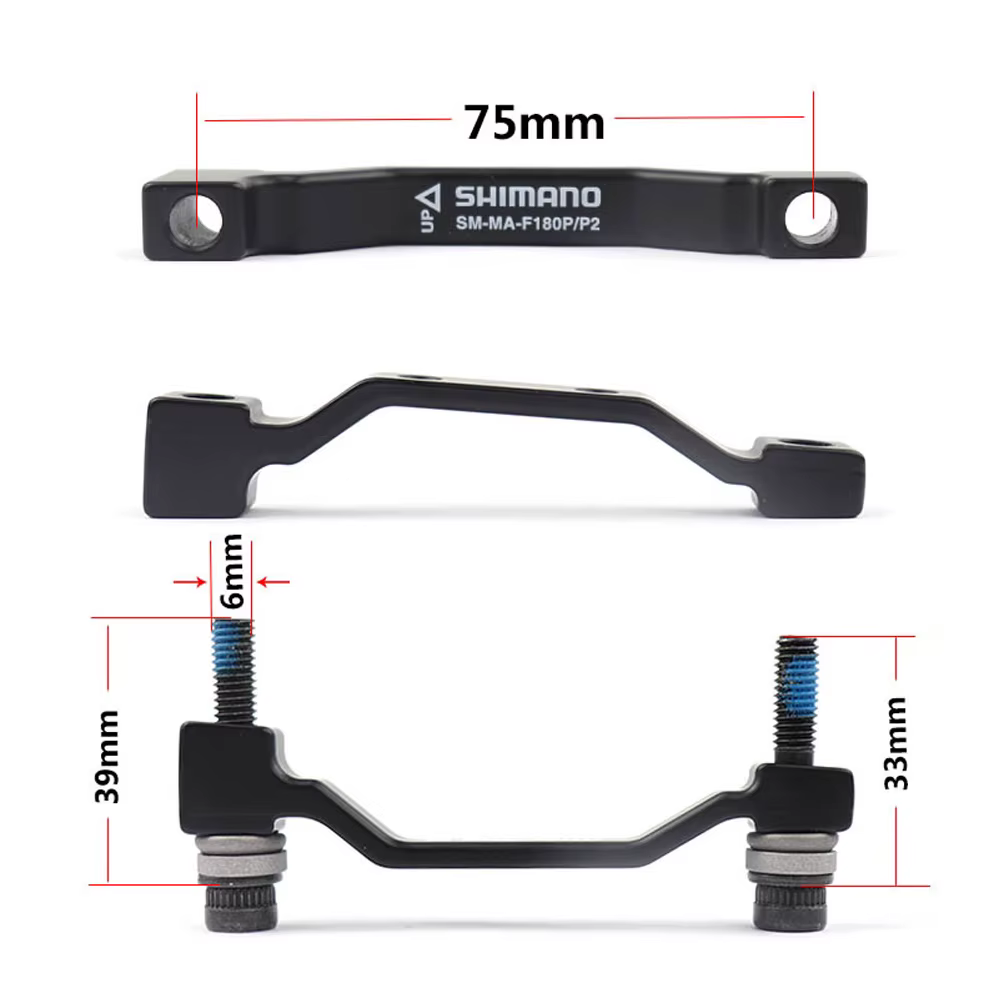 SHIMANO – adaptateur de frein à disque d'origine PM A, support de frein à disque pour Rotor 180mm 20