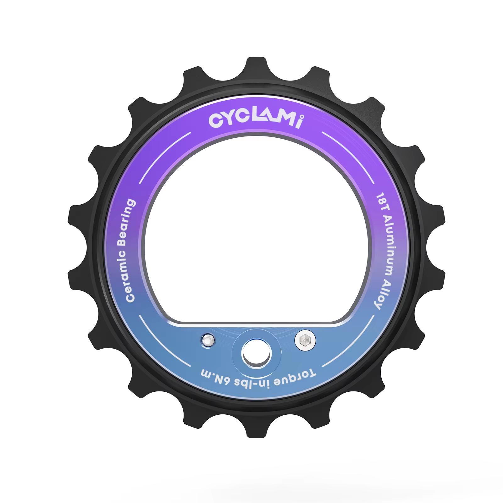 CYCLAMI 18T vélo Jockey roue arrière dérailleur poulie en céramique Guide de vélo pour AXS rouge vél